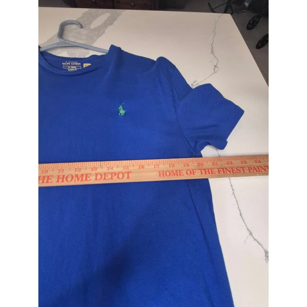 Polo Ralph Lauren T-Shirt Classic Fit Short Sleeve Casual Blue Medium‎